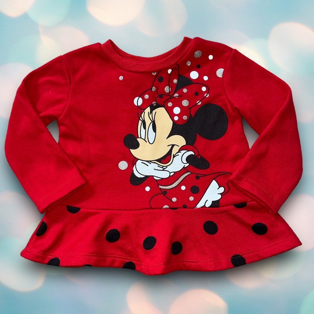 Disney Minnie Mouse Baby Girl’s Sweatshirt Size 24 Months
